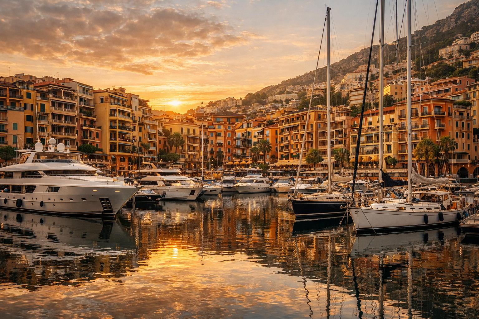 The Formula 1 circuit in Monaco and a tourist with a smartphone with an eSIM