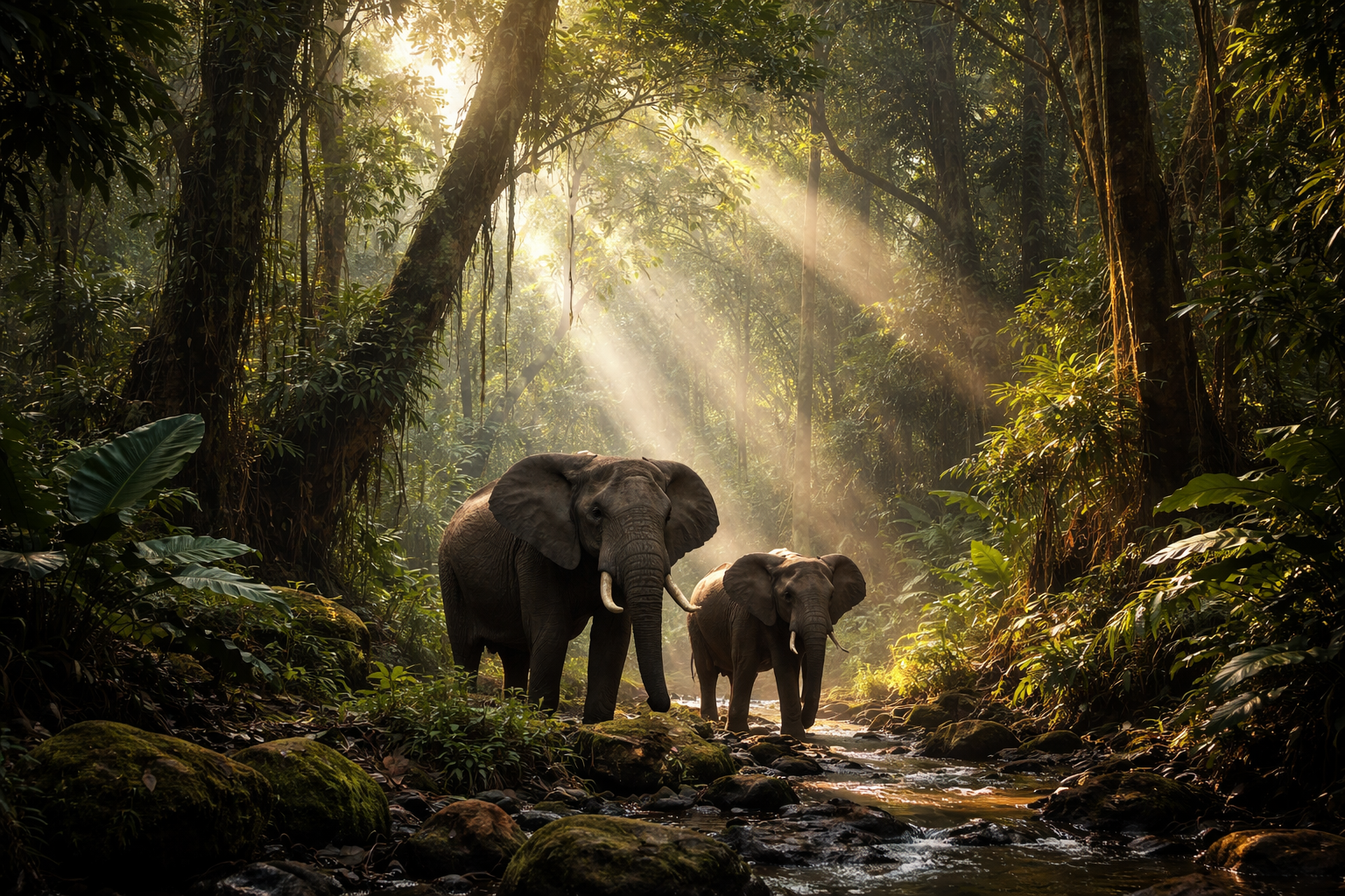 Tropical forest of Bia National Park