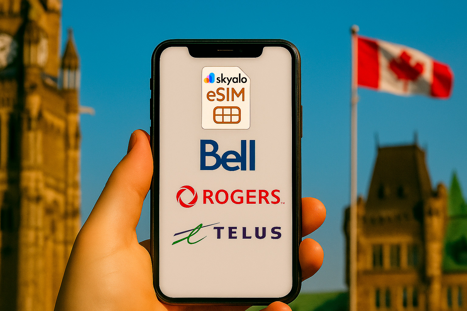 Skyalo offers the best network access and rates across Canada