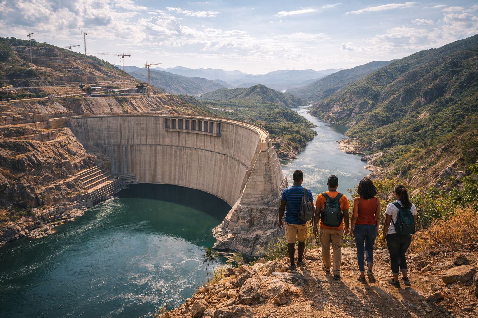 Caculo Cabaça Dam on the Kwanza River