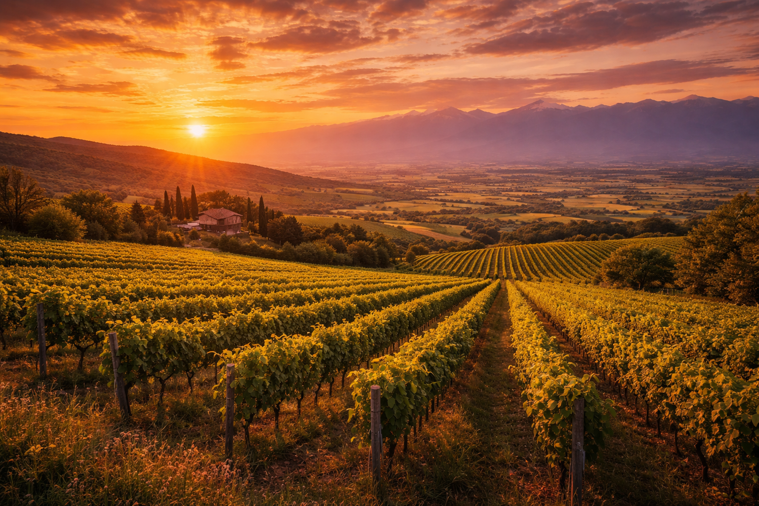 Viñedos de Kajetia - región vinícola de Georgia con viaje e internet eSIM