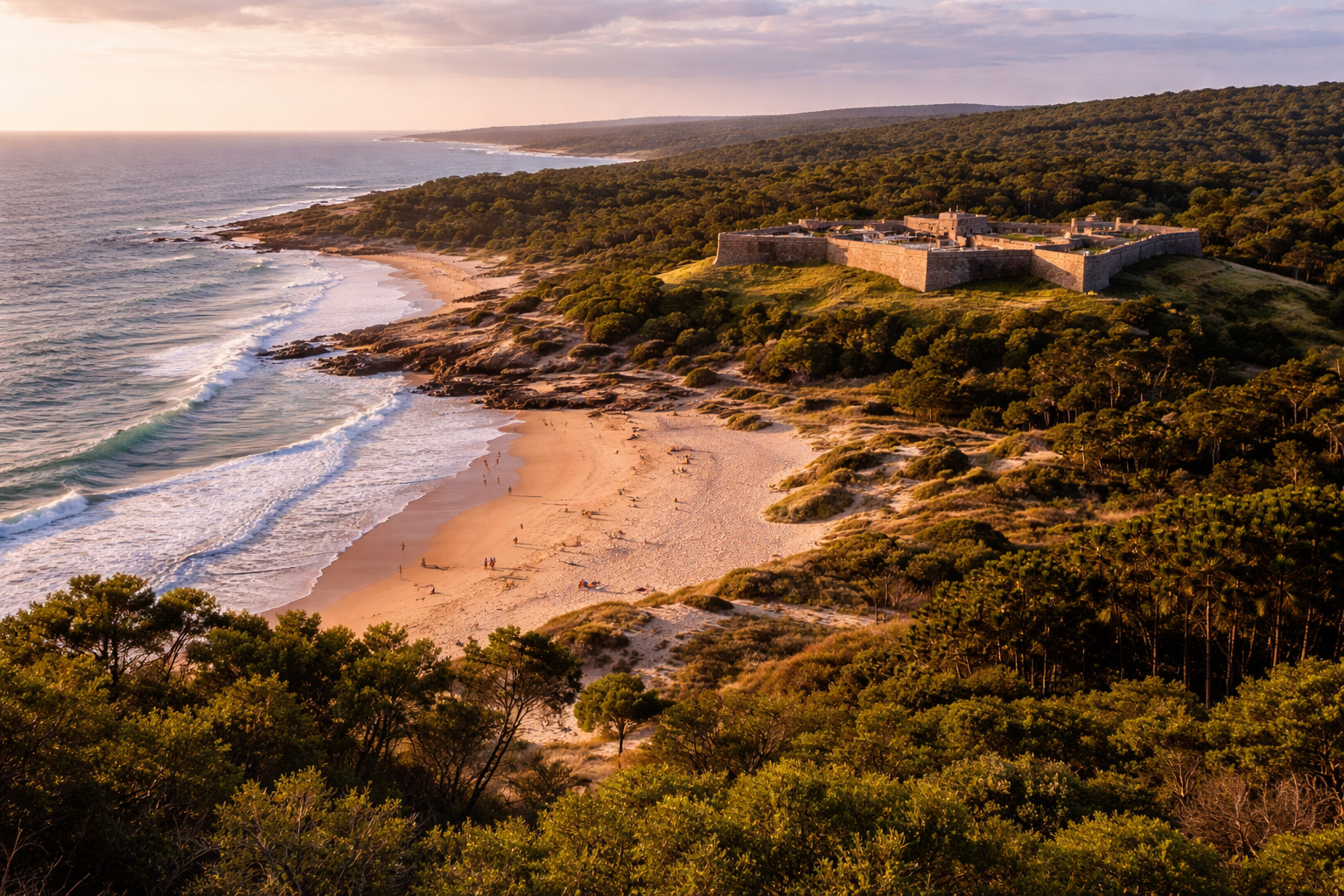 サンタ・テレサ国立公園の自然、森、海、要塞、さまざまな景観を持つ美しい自然公園