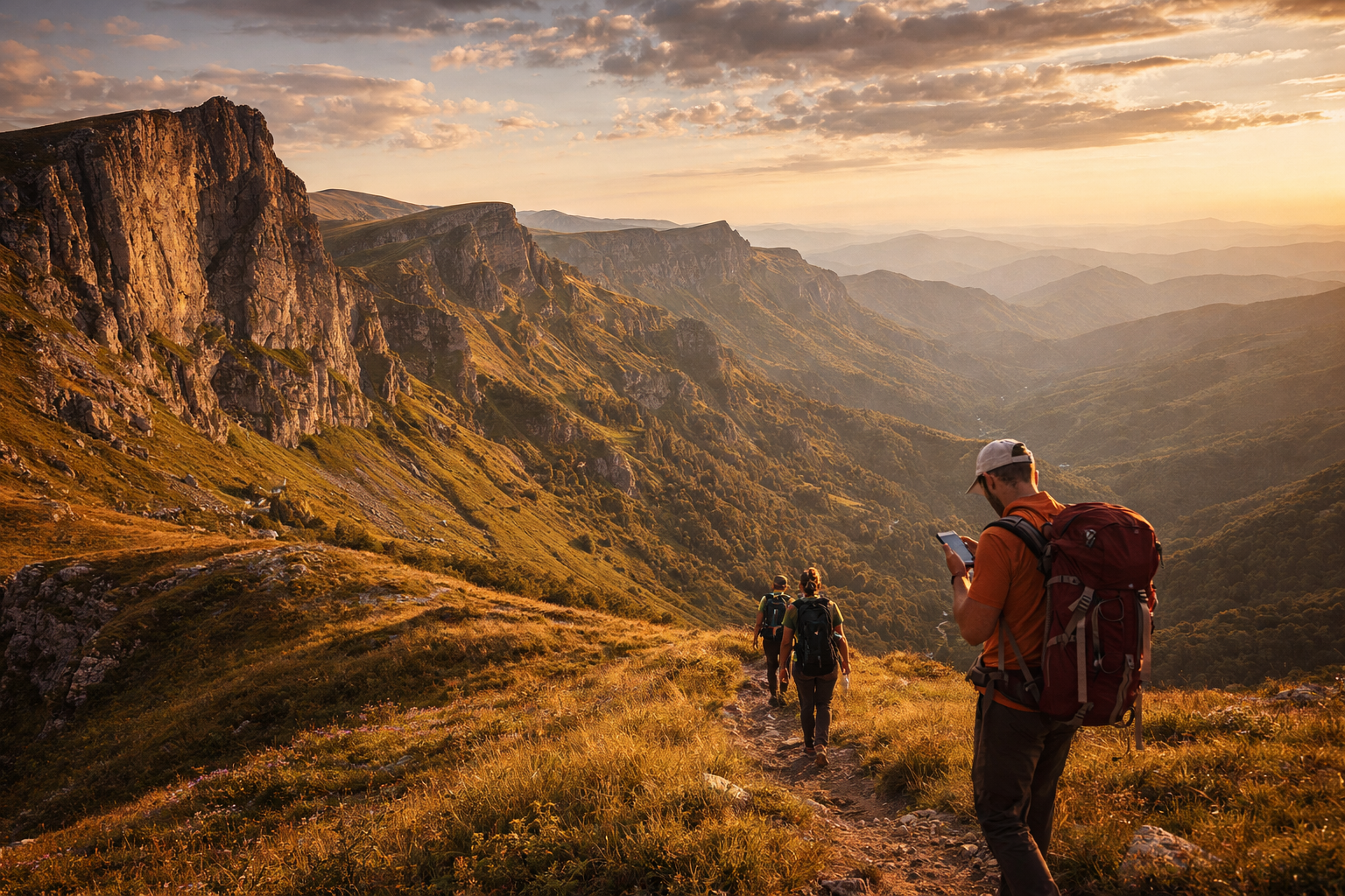 The Stara Planina mountain region in Serbia with natural landscapes and trekking routes.
