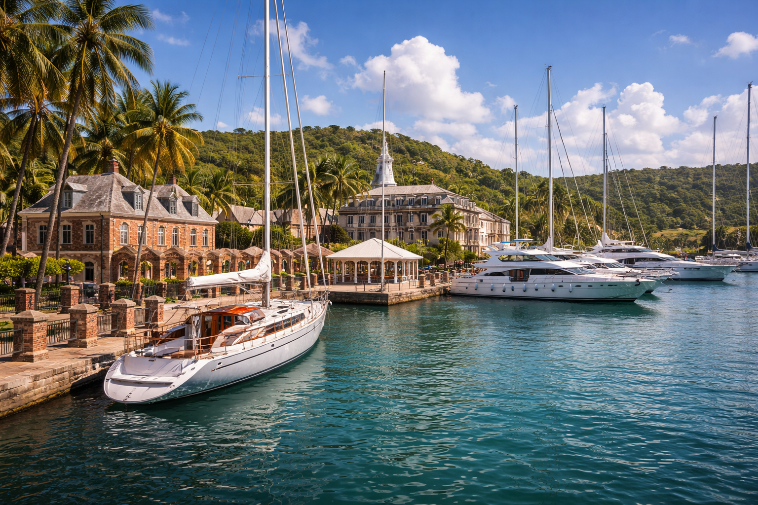 Nelson’s Dockyard — a historic dockyard in Antigua