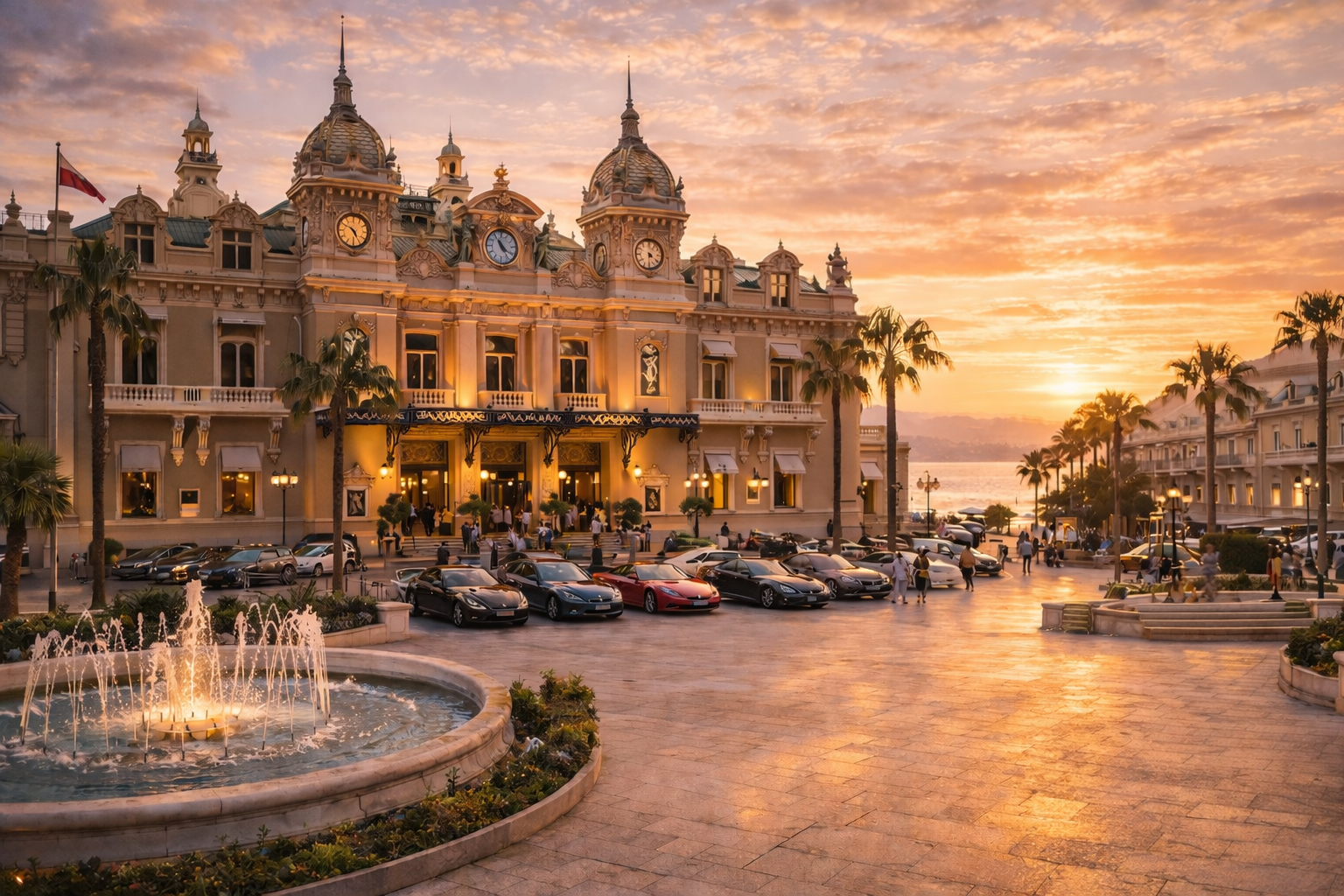 Connecting an eSIM for Monaco on three smartphones — choosing the country, plan, and activation via QR code