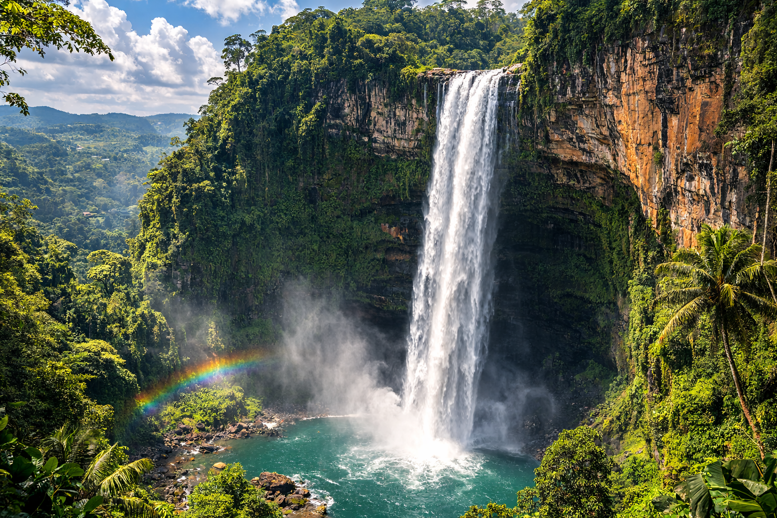 Cascata di Ditinn in Guinea