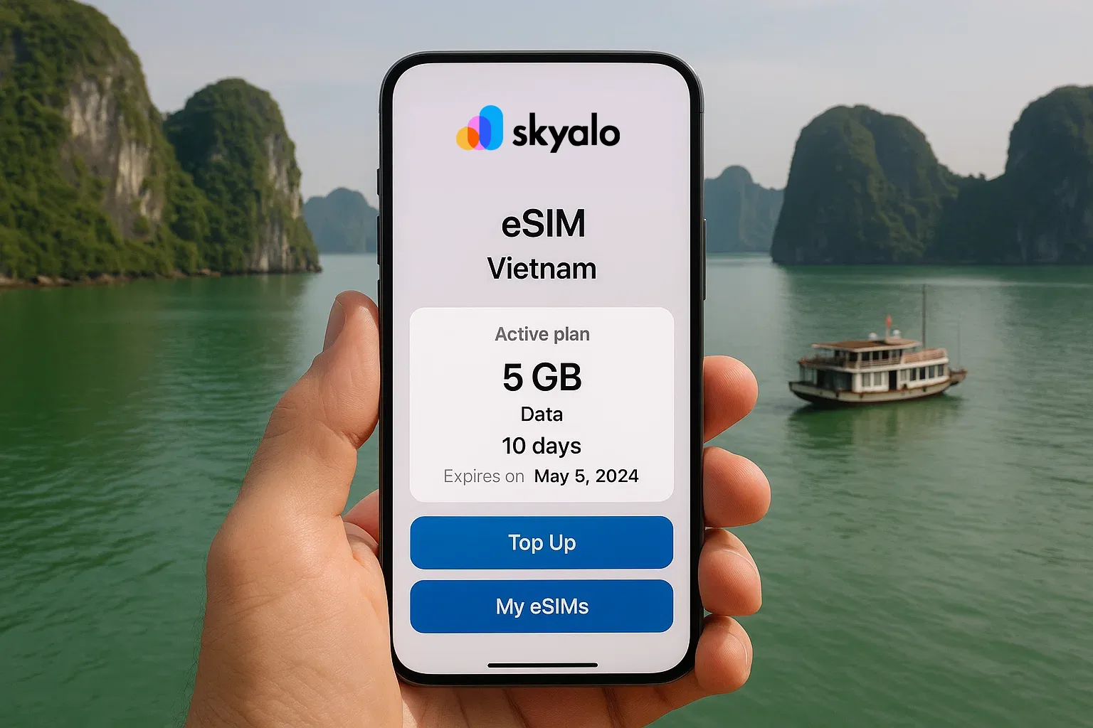 Skyalo eSIM — связь без границ в любой точке Вьетнама