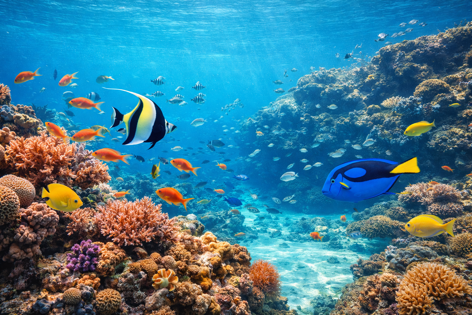 Underwater world of Banana Reef