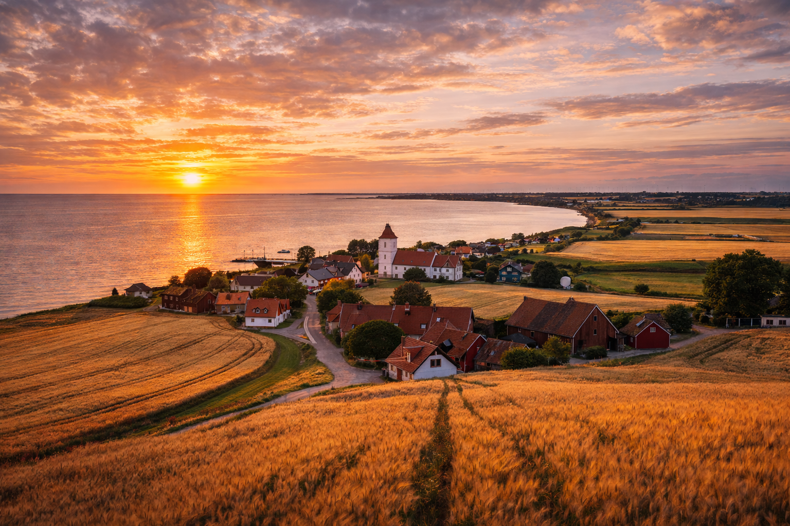 Rural landscapes of Lolland Island