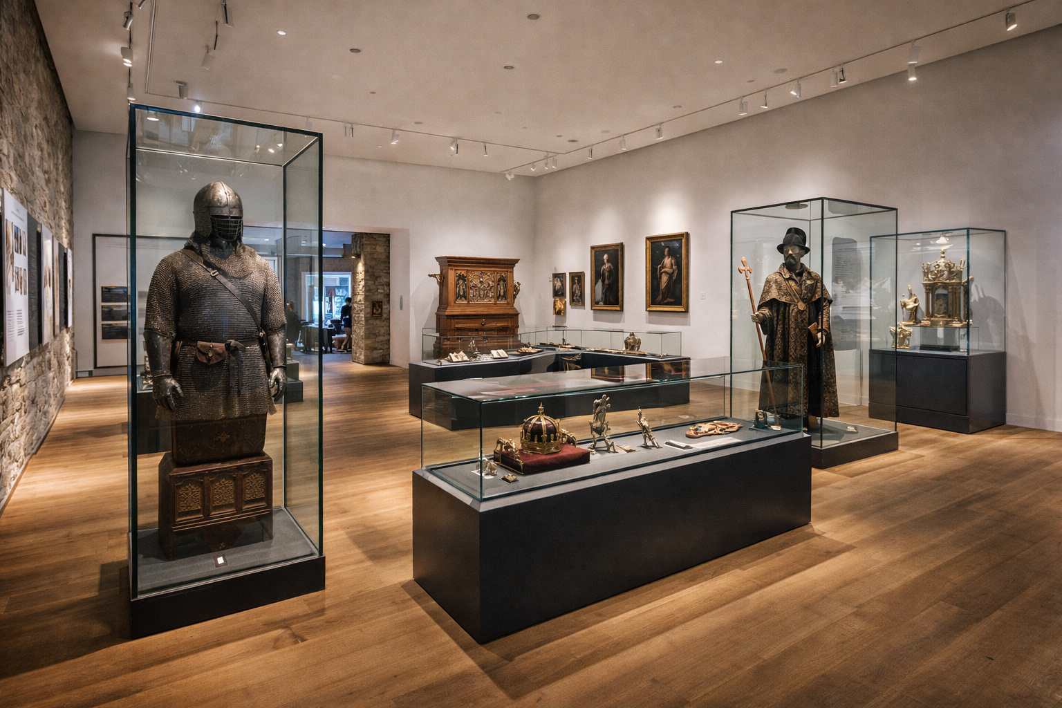 The Liechtenstein National Museum with modern exhibition halls and historical artifacts