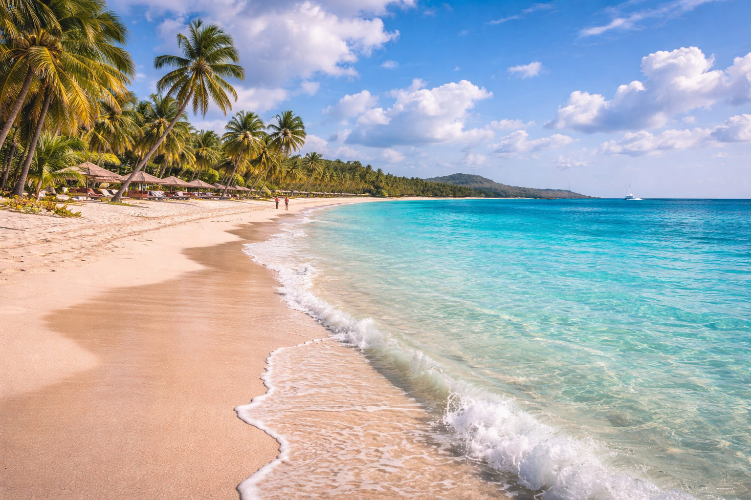 Dickenson Bay — a white-sand beach with turquoise water in Antigua