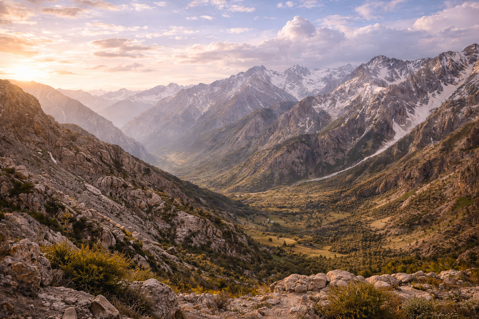 Monti Chimgan vicino a Tashkent