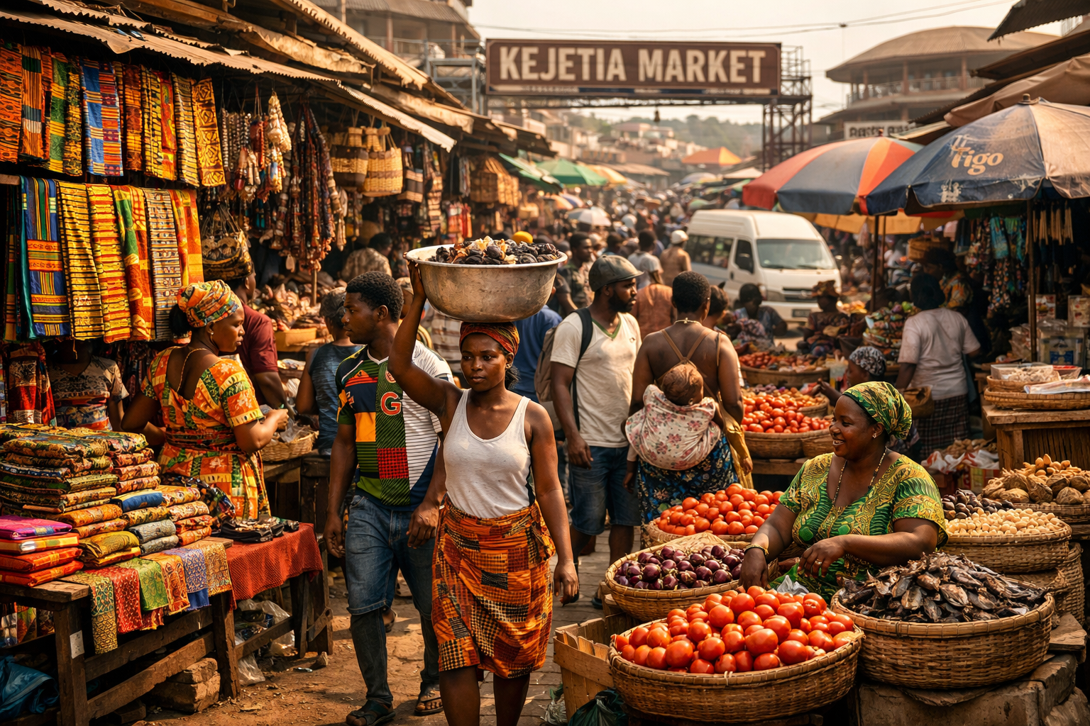 Kejetia Market in Kumasi