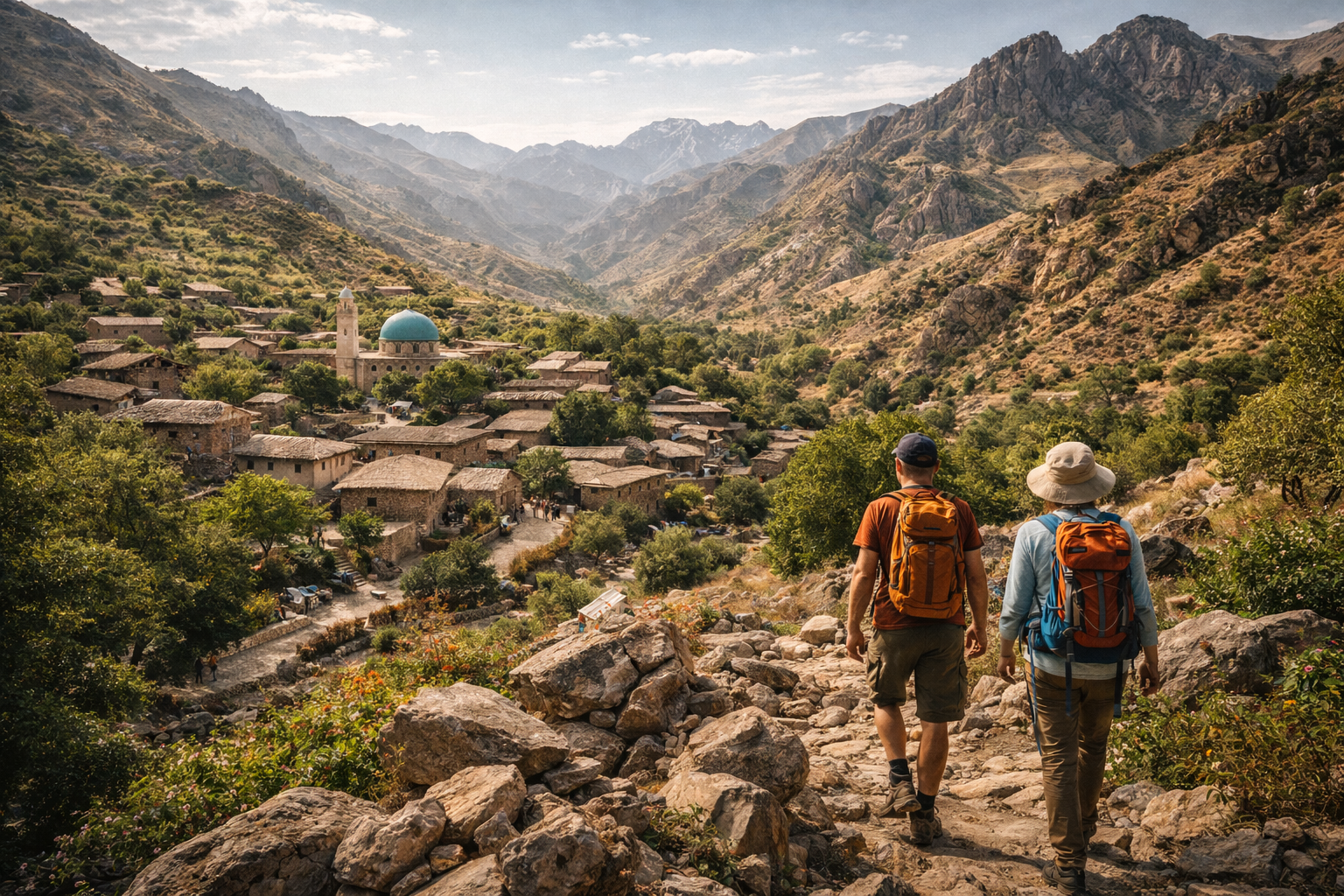 Monti Nuratau e villaggi di montagna