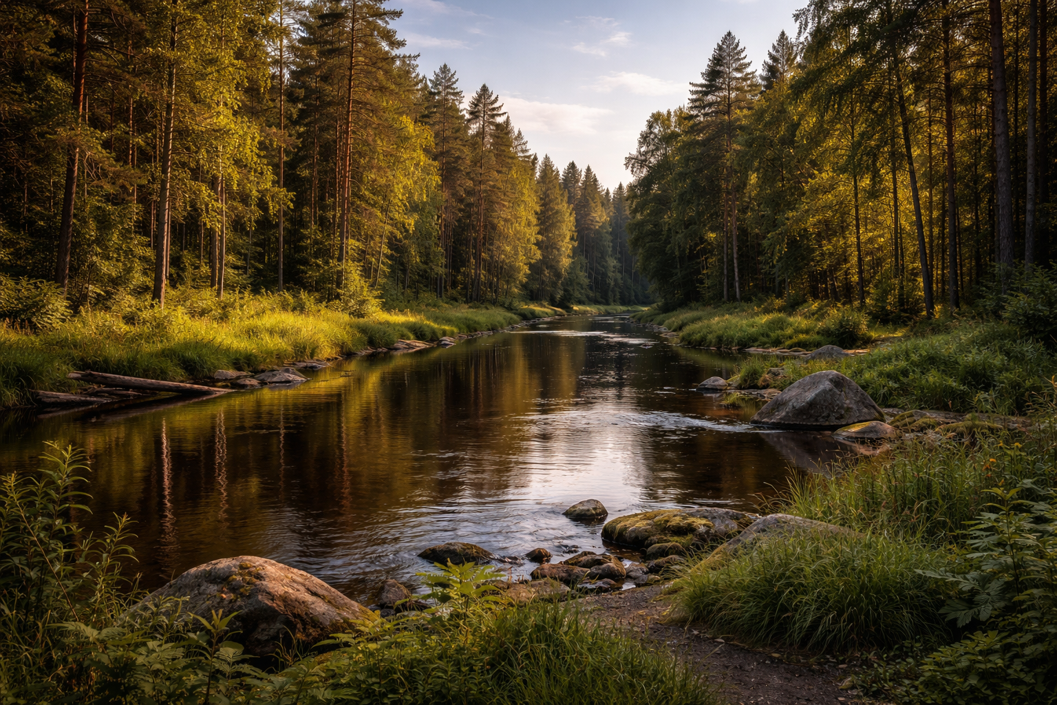 ベレジナ保護区の自然