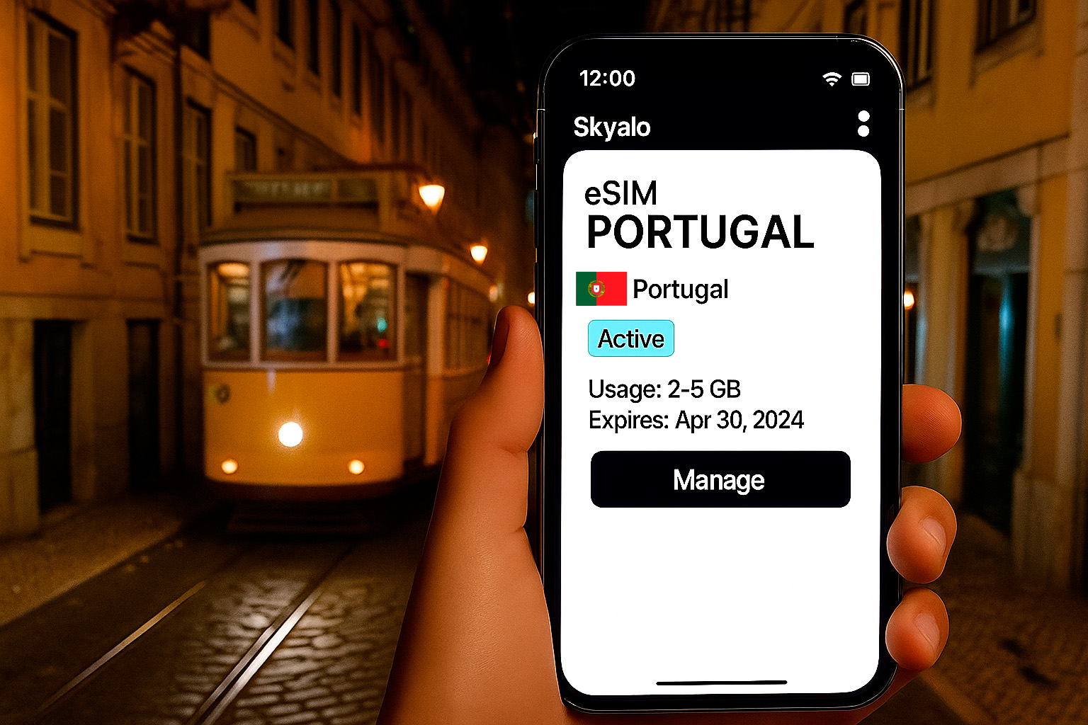 Stay connected in Portugal with Skyalo — no roaming, no hassle