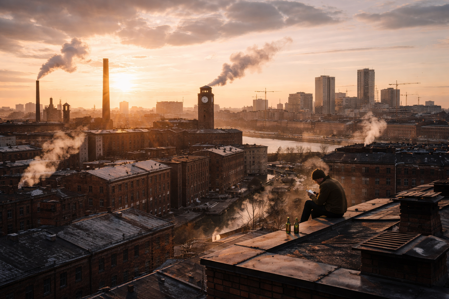 טמפרה התעשייתית עם פנורמה
