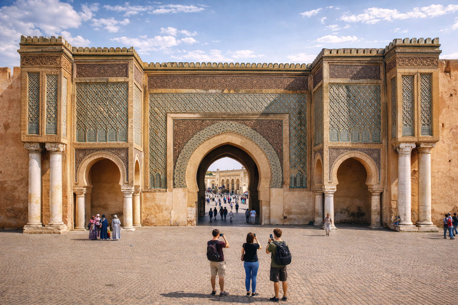 Bab Mansour Gate in Meknes.