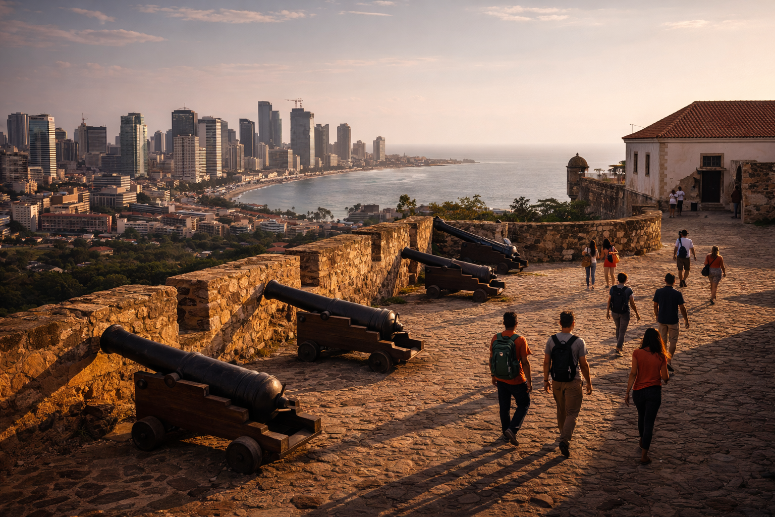 Fortress of São Miguel overlooking Luanda