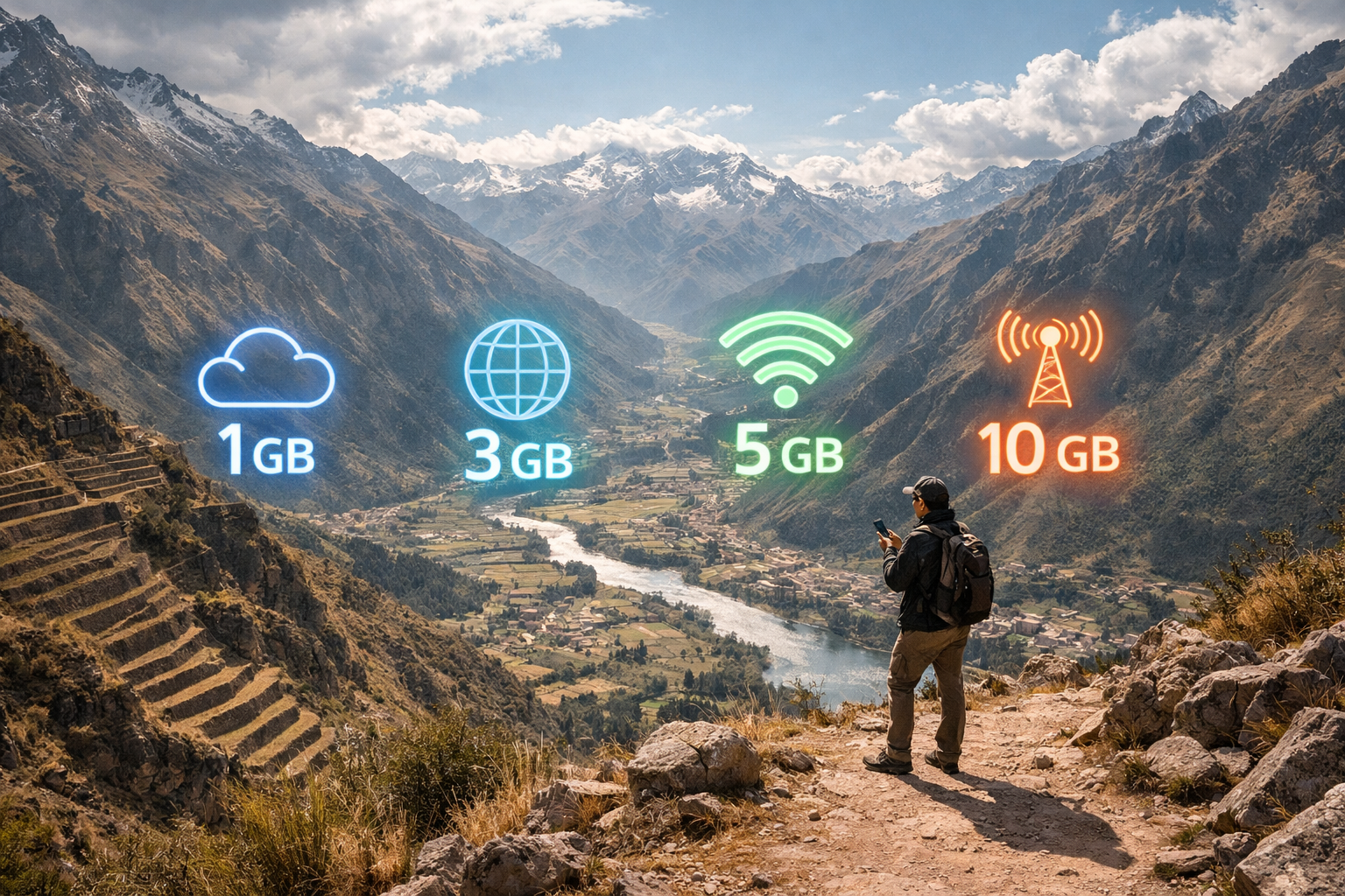 Ile internetu potrzeba w Peru - 1 GB 3 GB 5 GB 10 GB na podróże po Andach