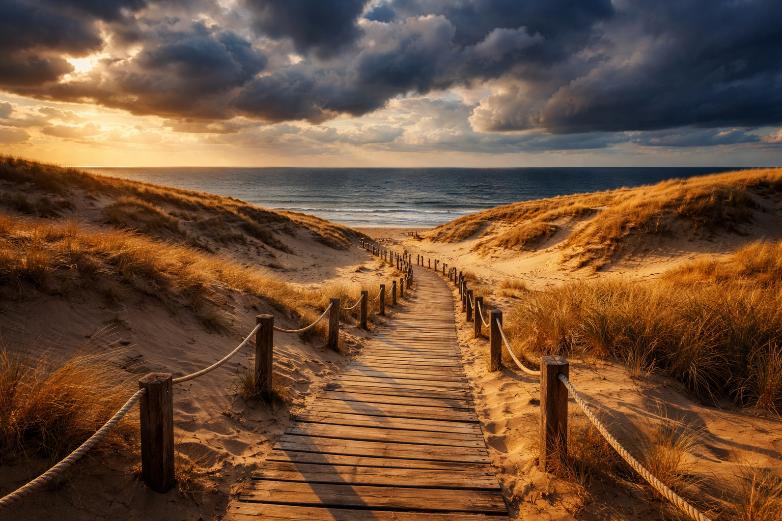 Dune sabbiose della Striscia della Curonia sul Mar Baltico.
