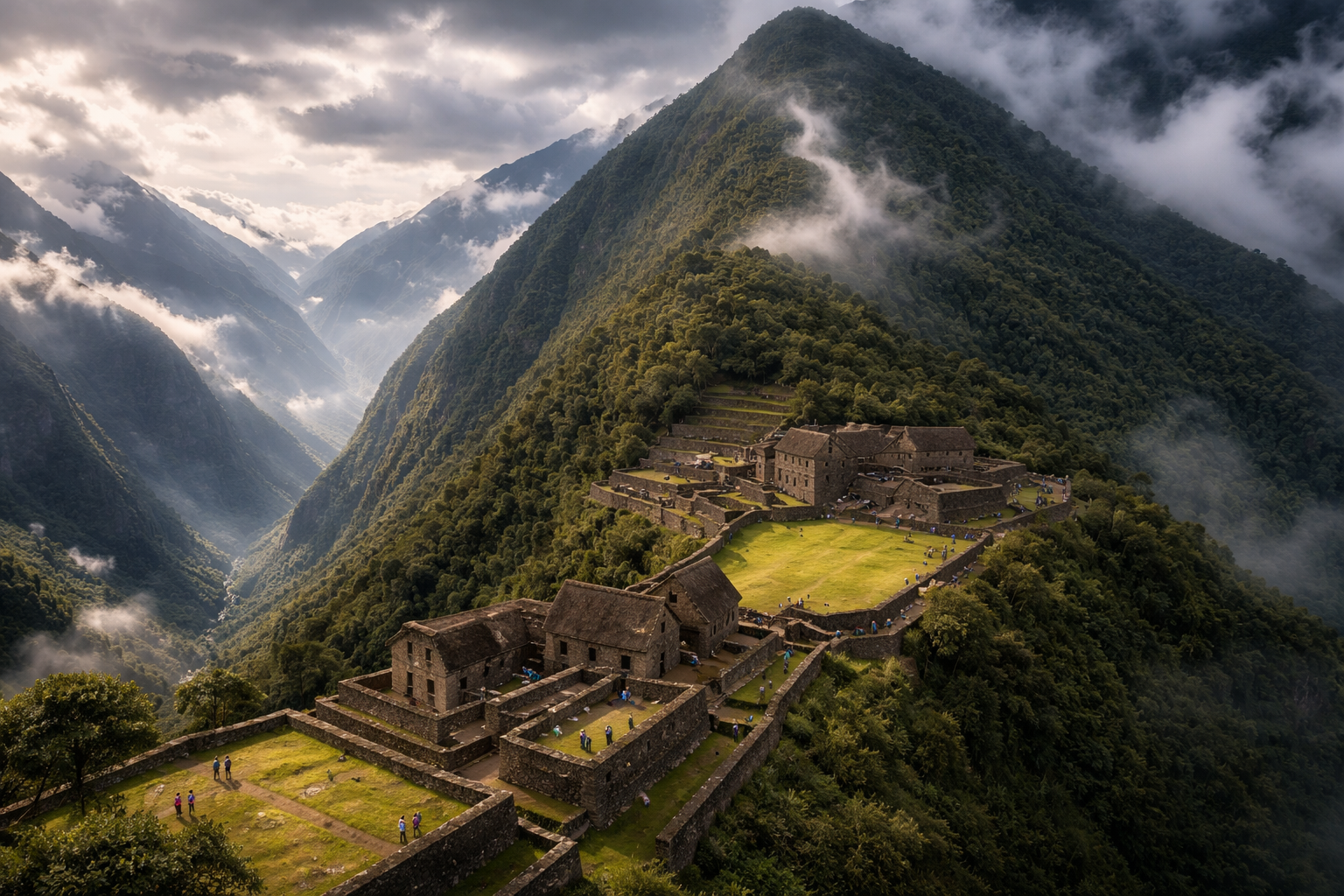 Kompleks archeologiczny Choquequirao w górach Andów