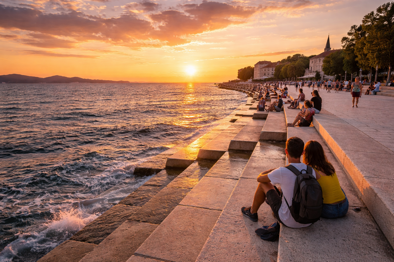 L’Organo Marino sul lungomare di Zara