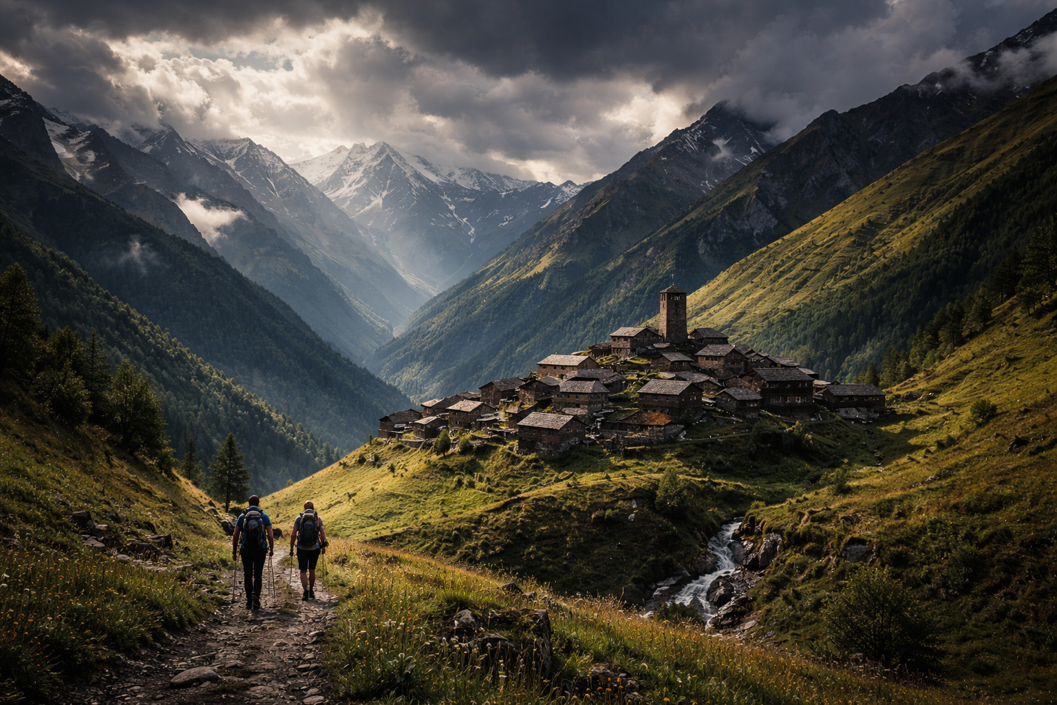 Montañas de Tusheti y pueblos remotos - viaje por Georgia con internet eSIM