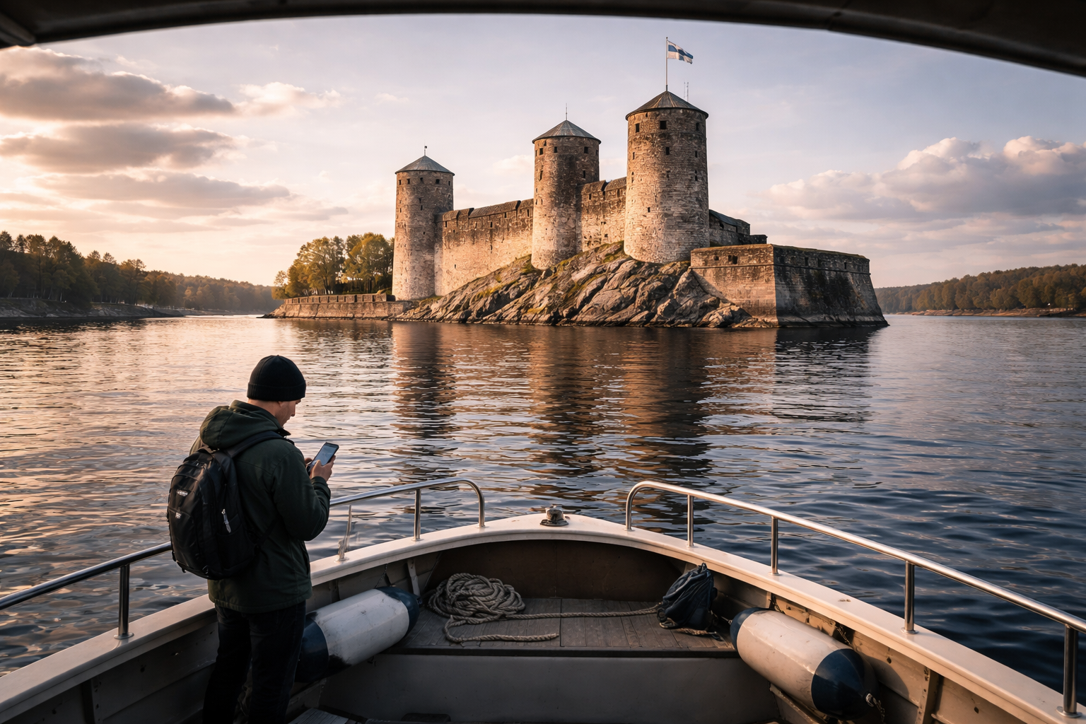 המבצר של סאבונלינה על המים