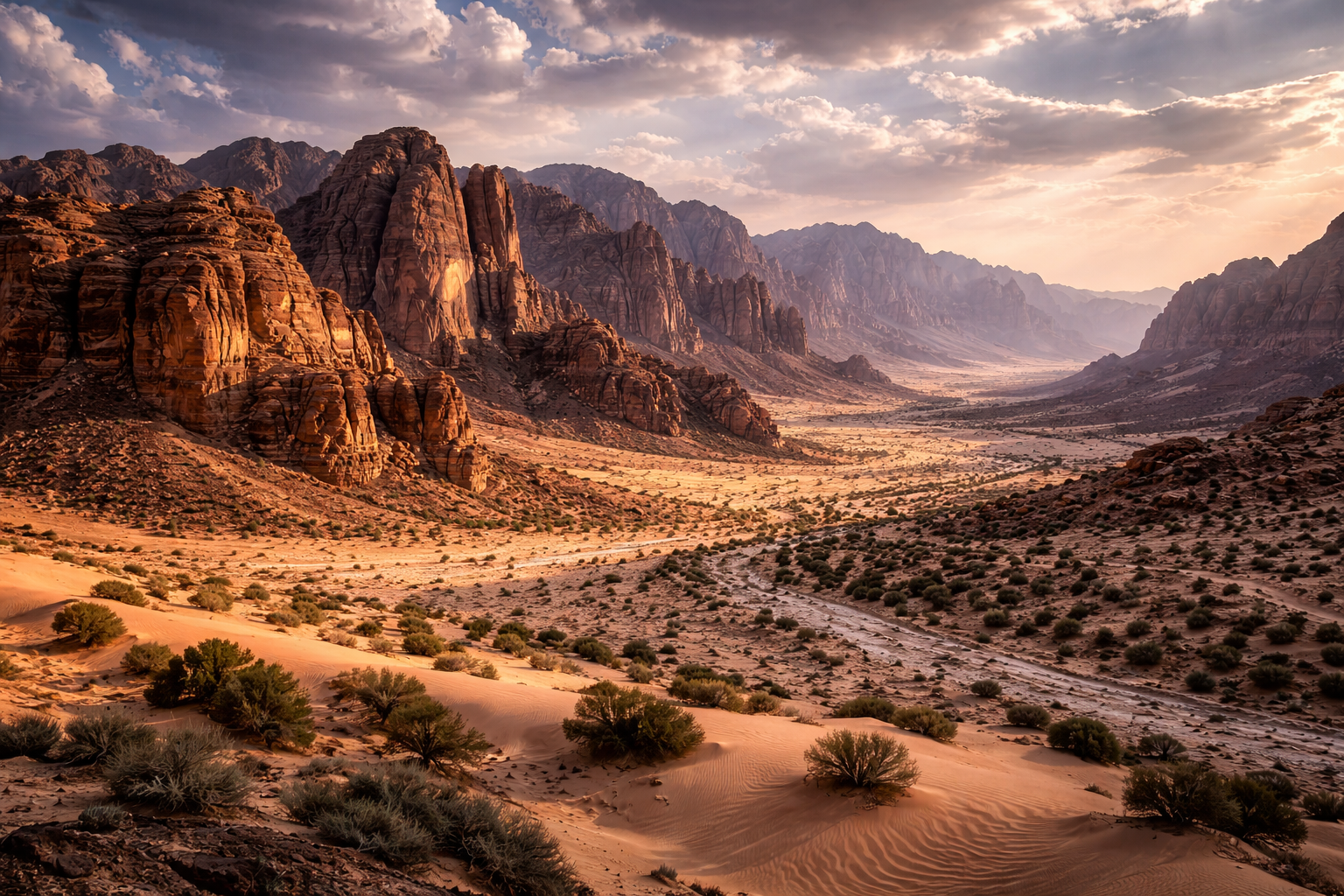 Horská krajina Tabúku