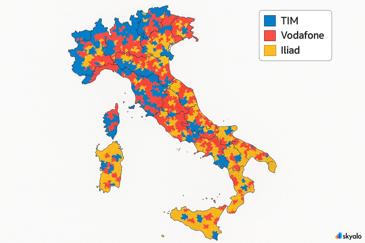 Skyalo ensures you always connect to the strongest available network