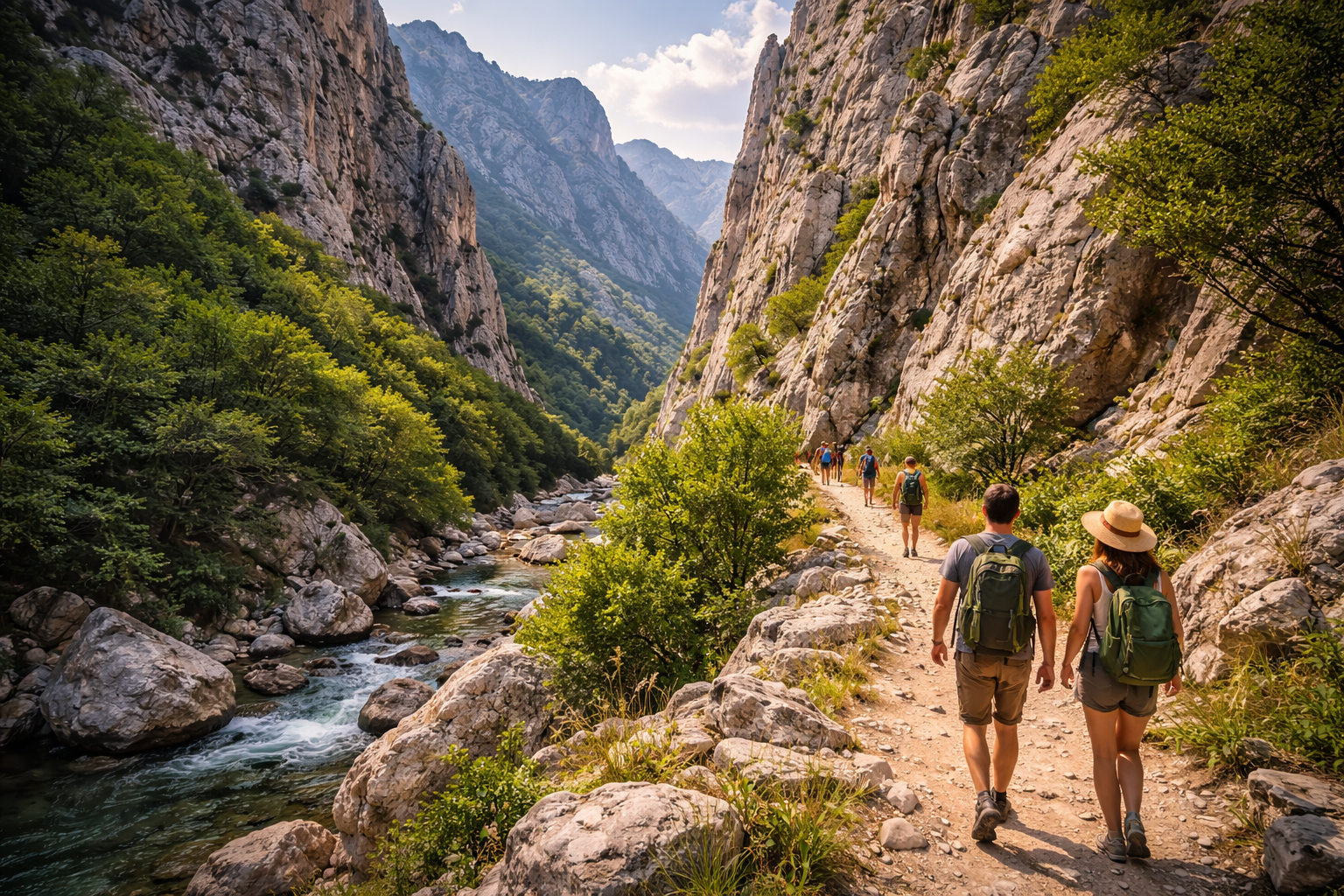 I canyon del Parco Nazionale di Paklenica