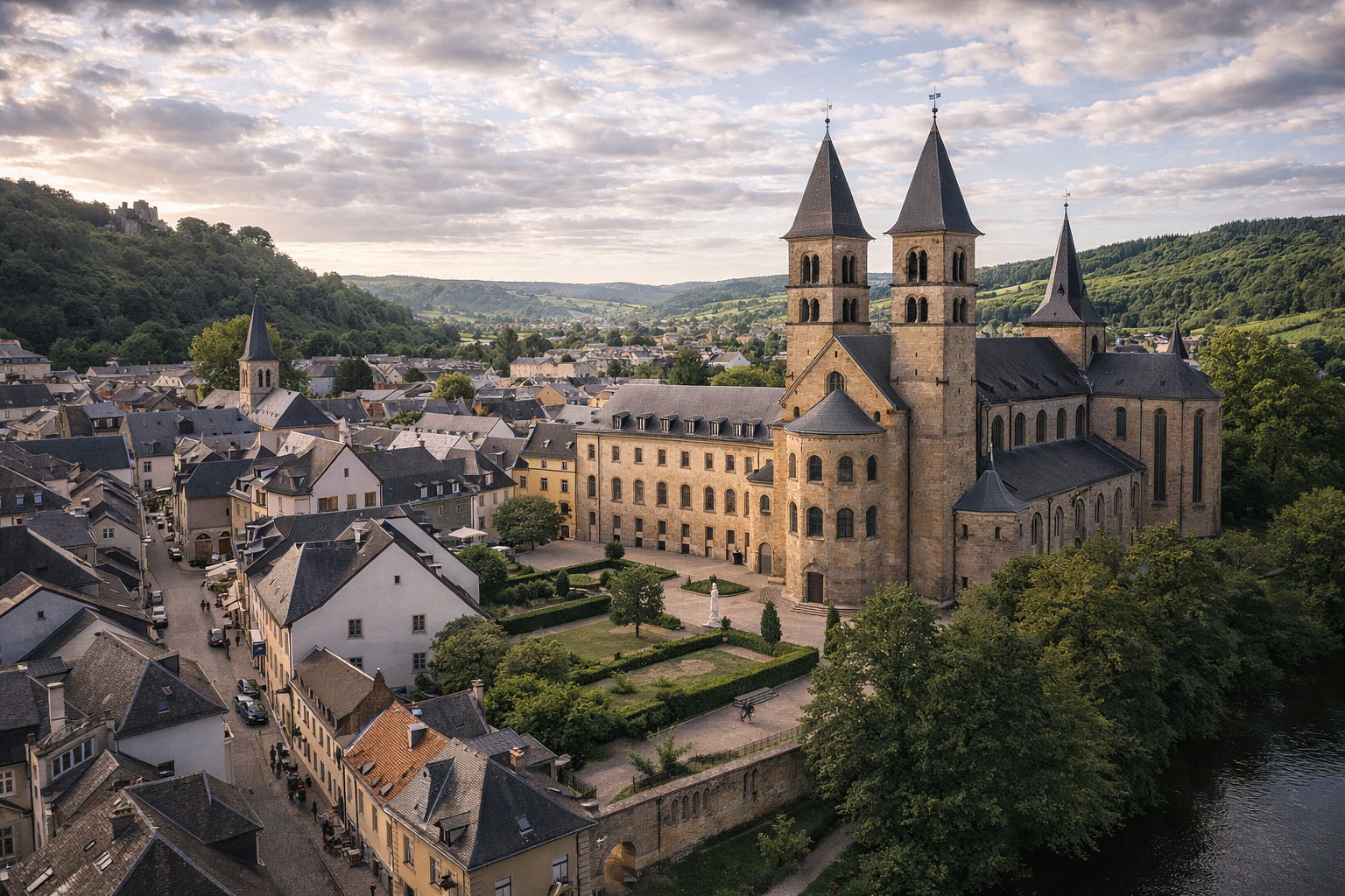 Viajeros en Esch-sur-Alzette usan smartphones con internet eSIM