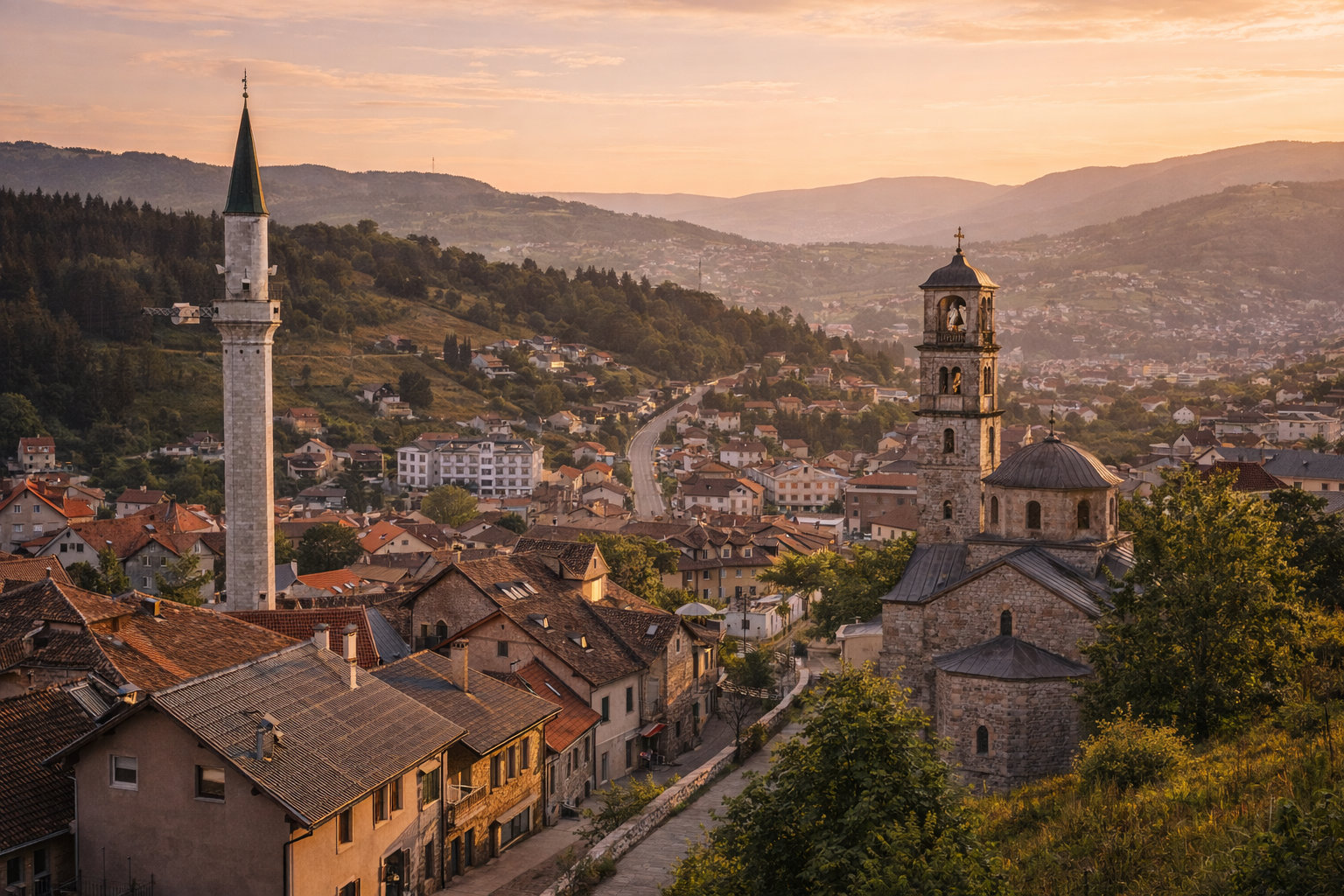 Pljevlja town in northern Montenegro
