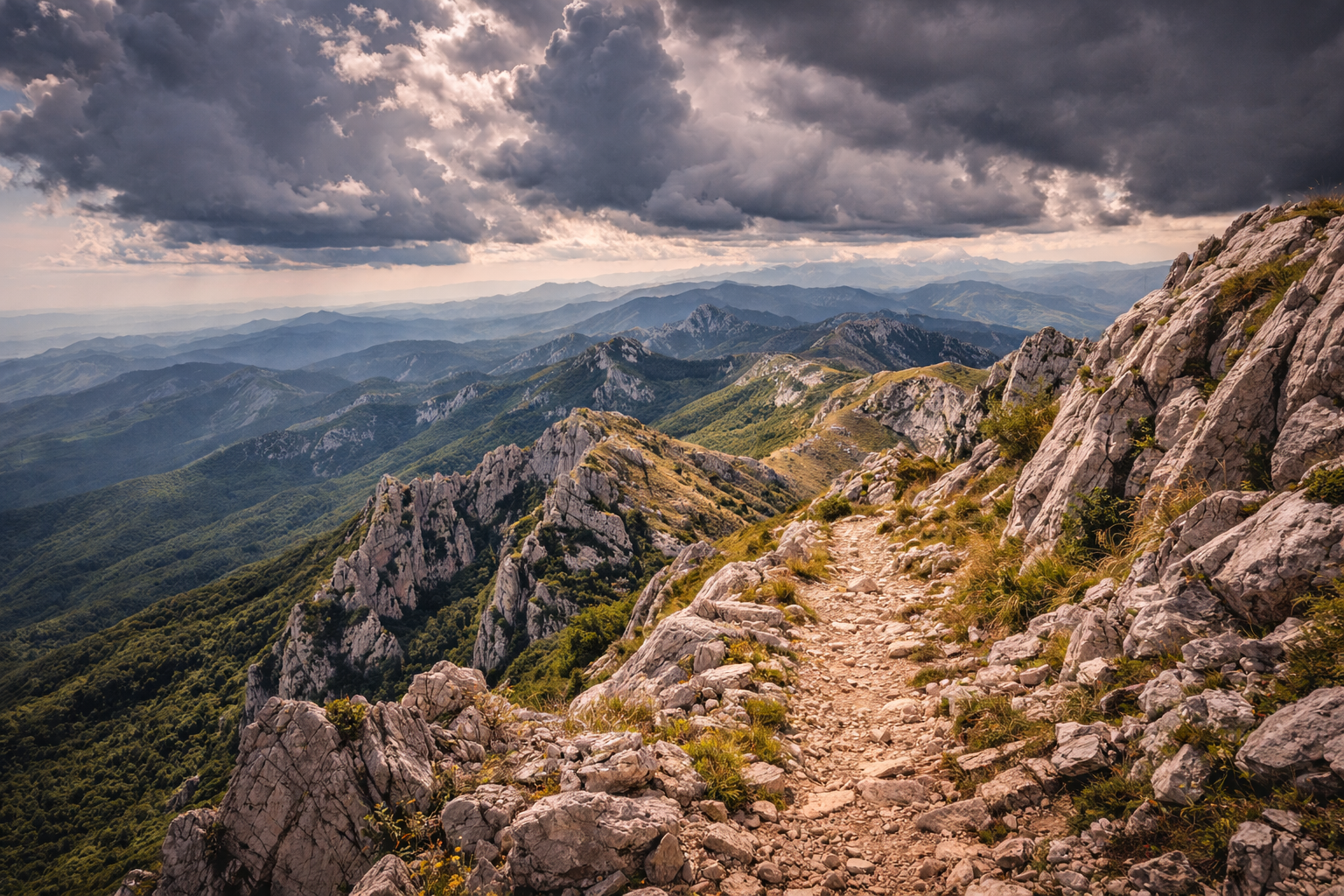Il massiccio del Velebit in Croazia