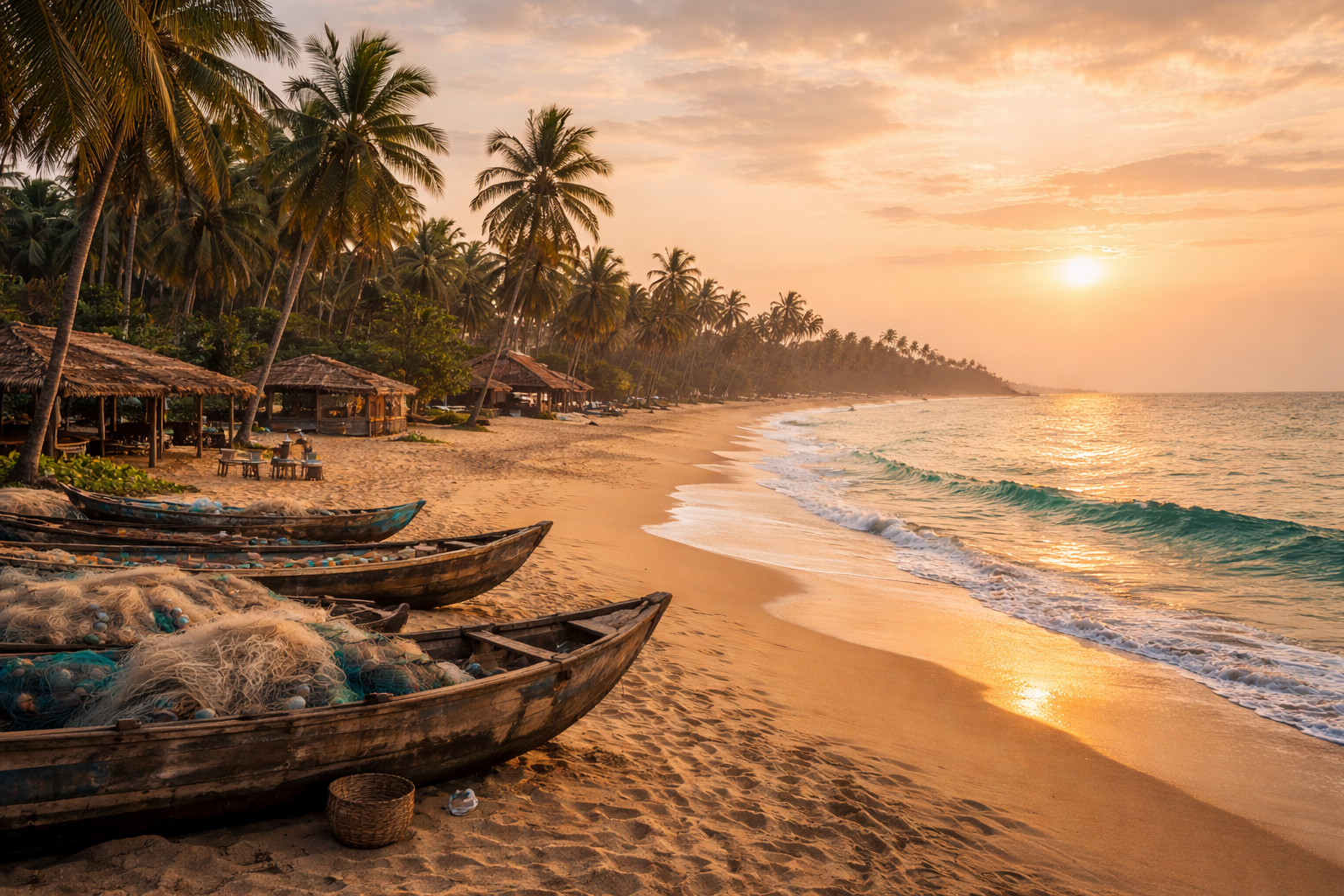 סמה-קפודז'י עם חוף, אוקיינוס ואווירה רגועה
