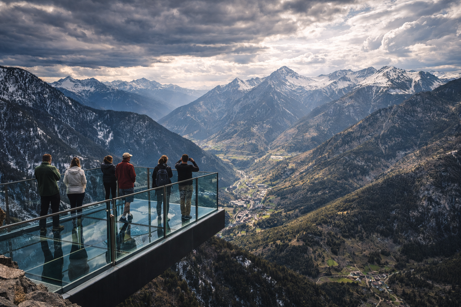 Roc del Quer Andorra panoramic viewpoint