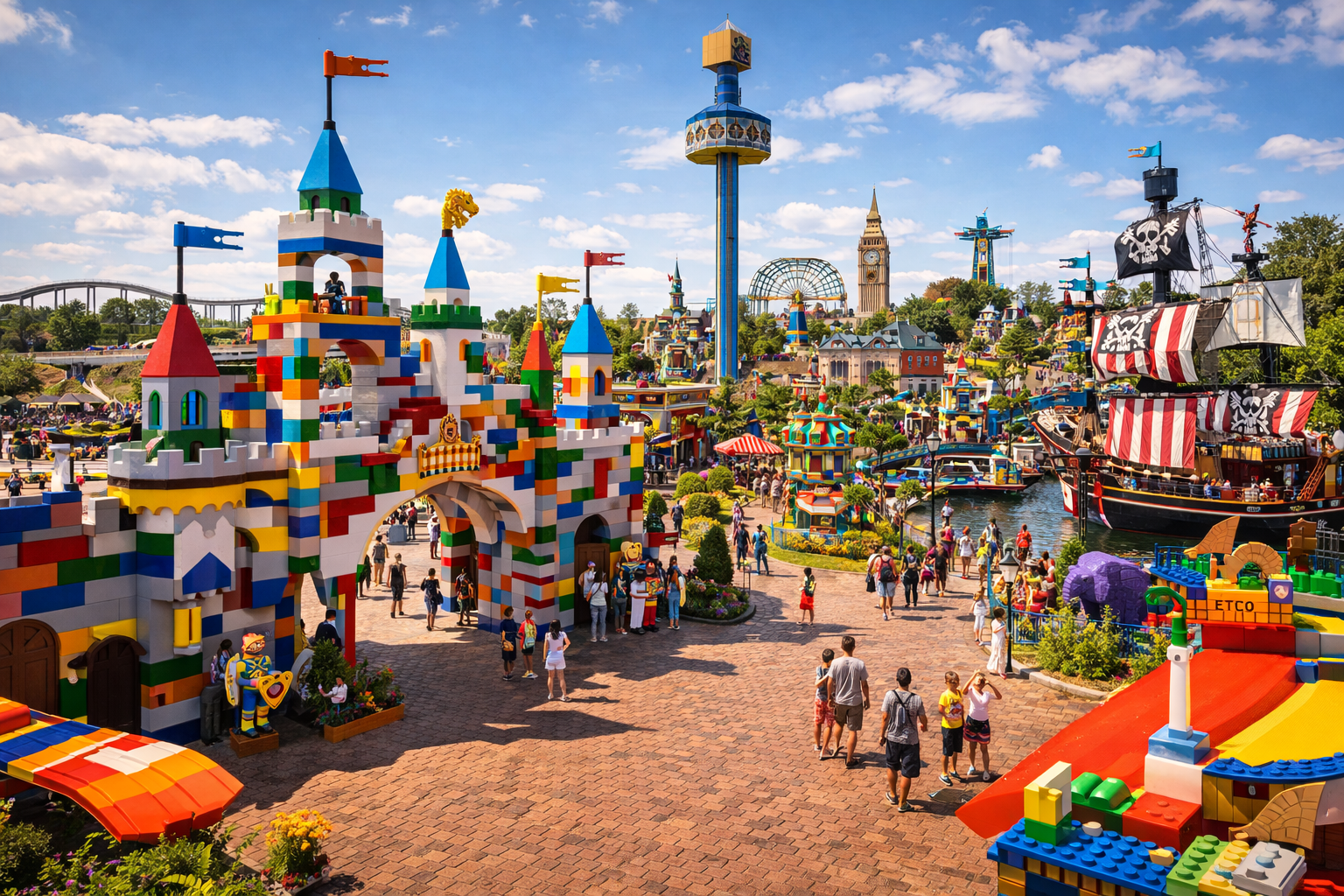 LEGOLAND park in Billund