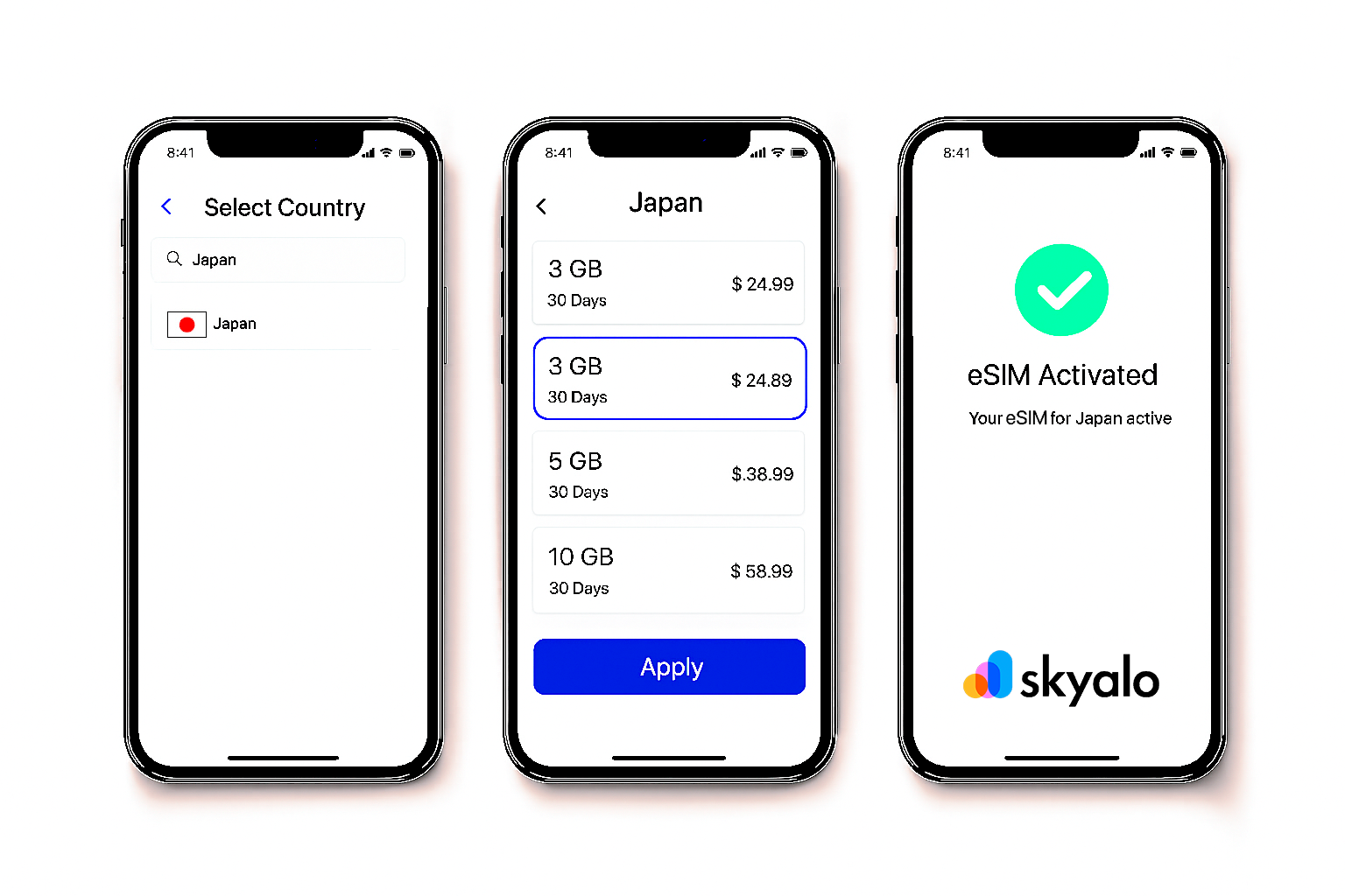 Installing an eSIM in Japan is easy with Skyalo — no tech skills required