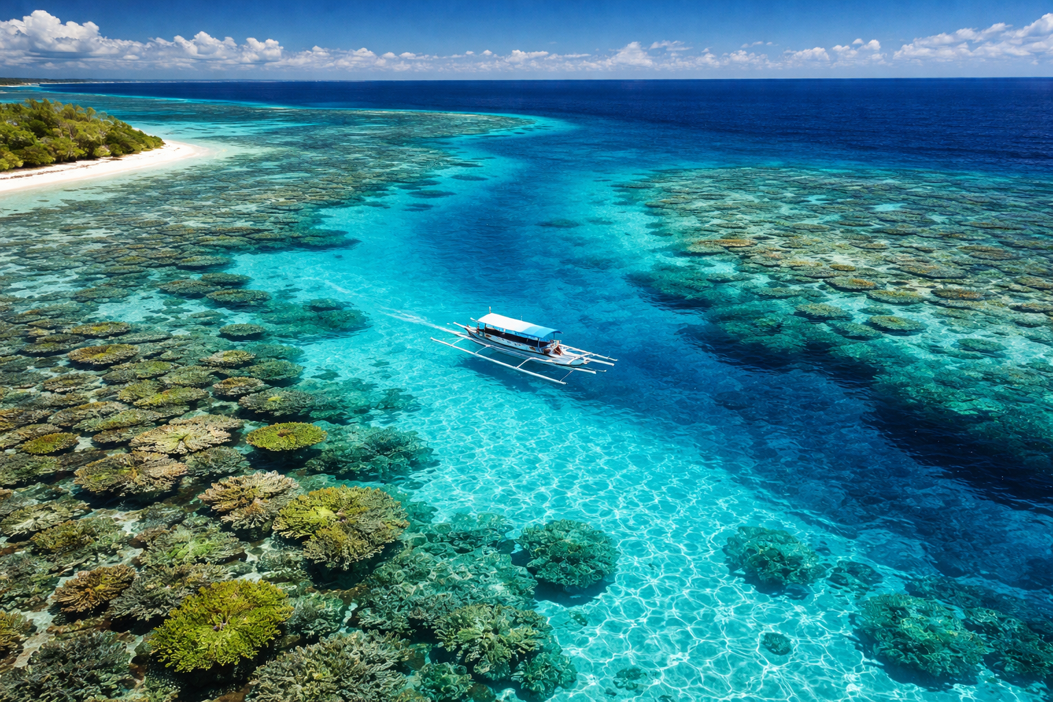 Wakatobi coral reefs