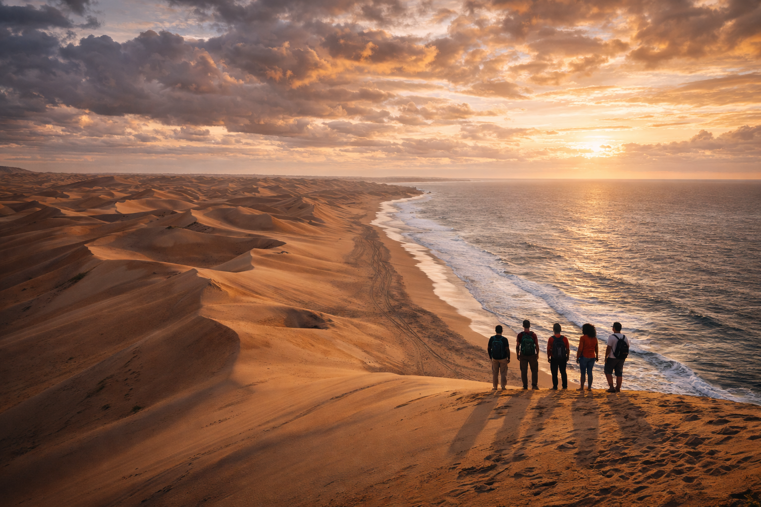 Desert landscape in Iona National Park