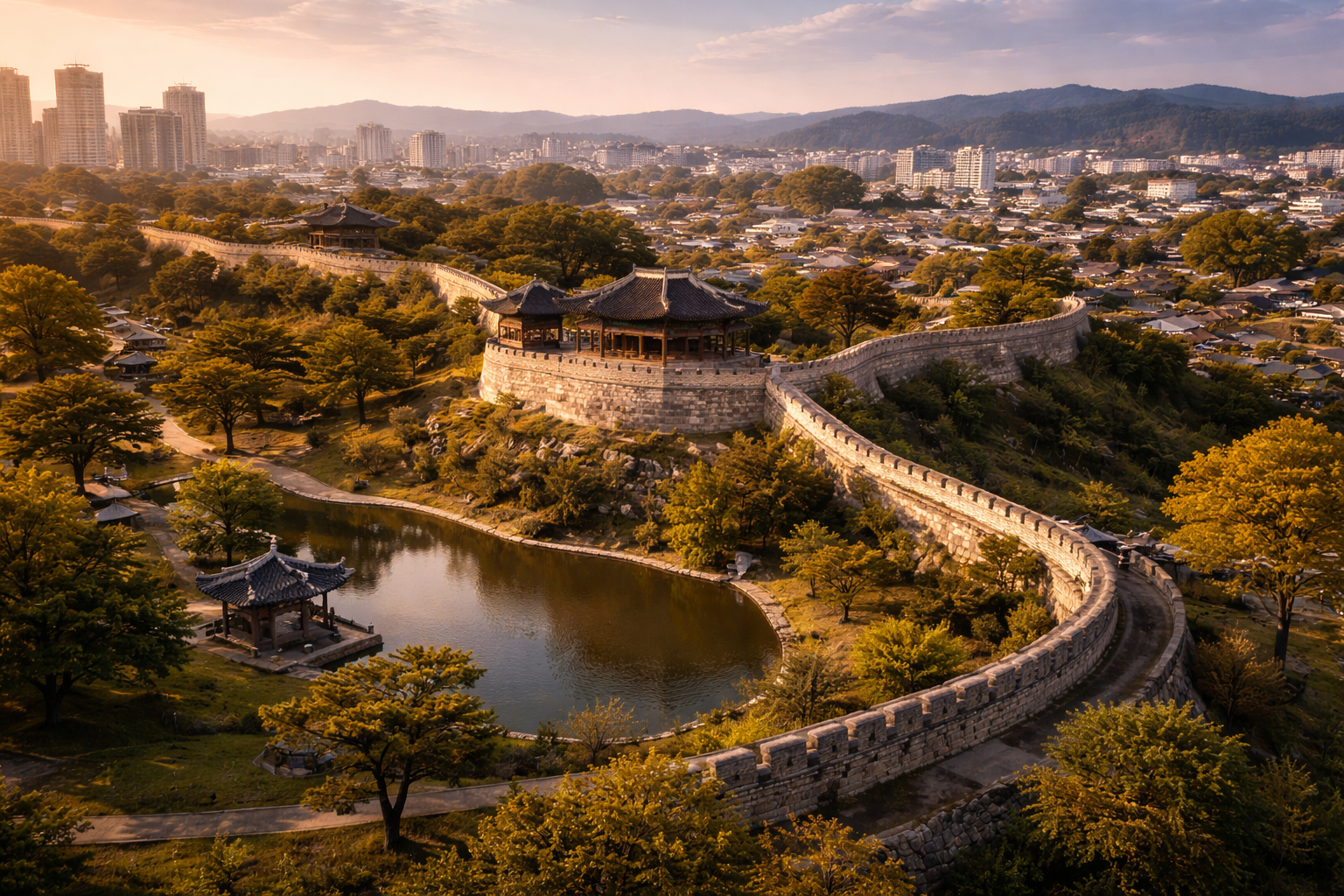 Twierdza Hwaseong w Suwon