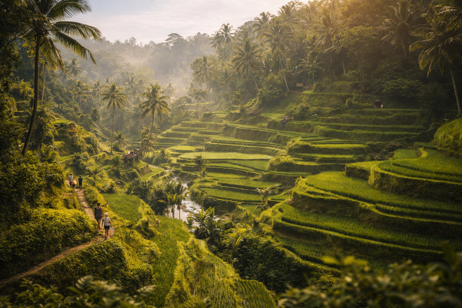 Ubud’s rice terraces in Bali