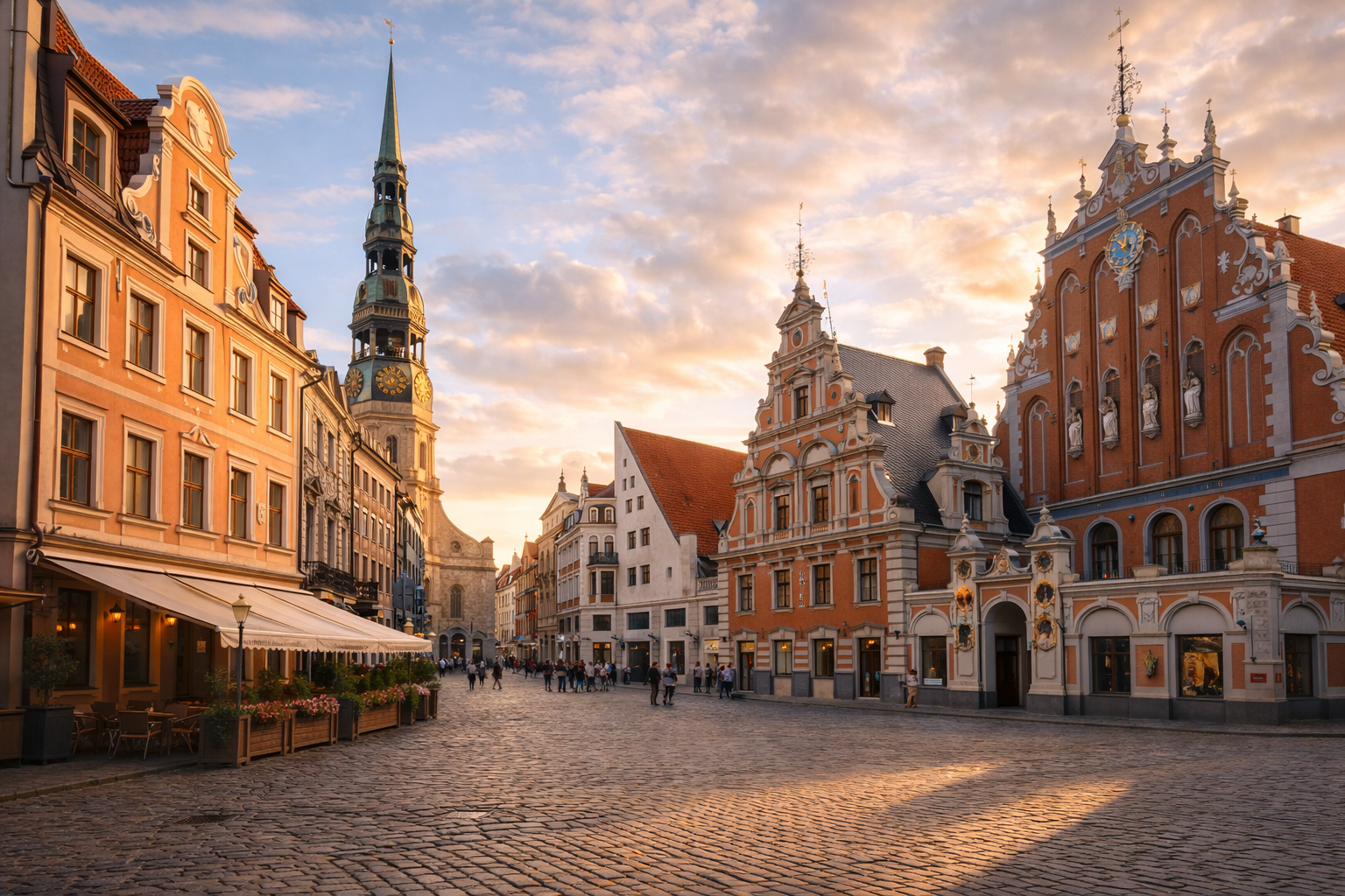 Riga Old Town and medieval architecture