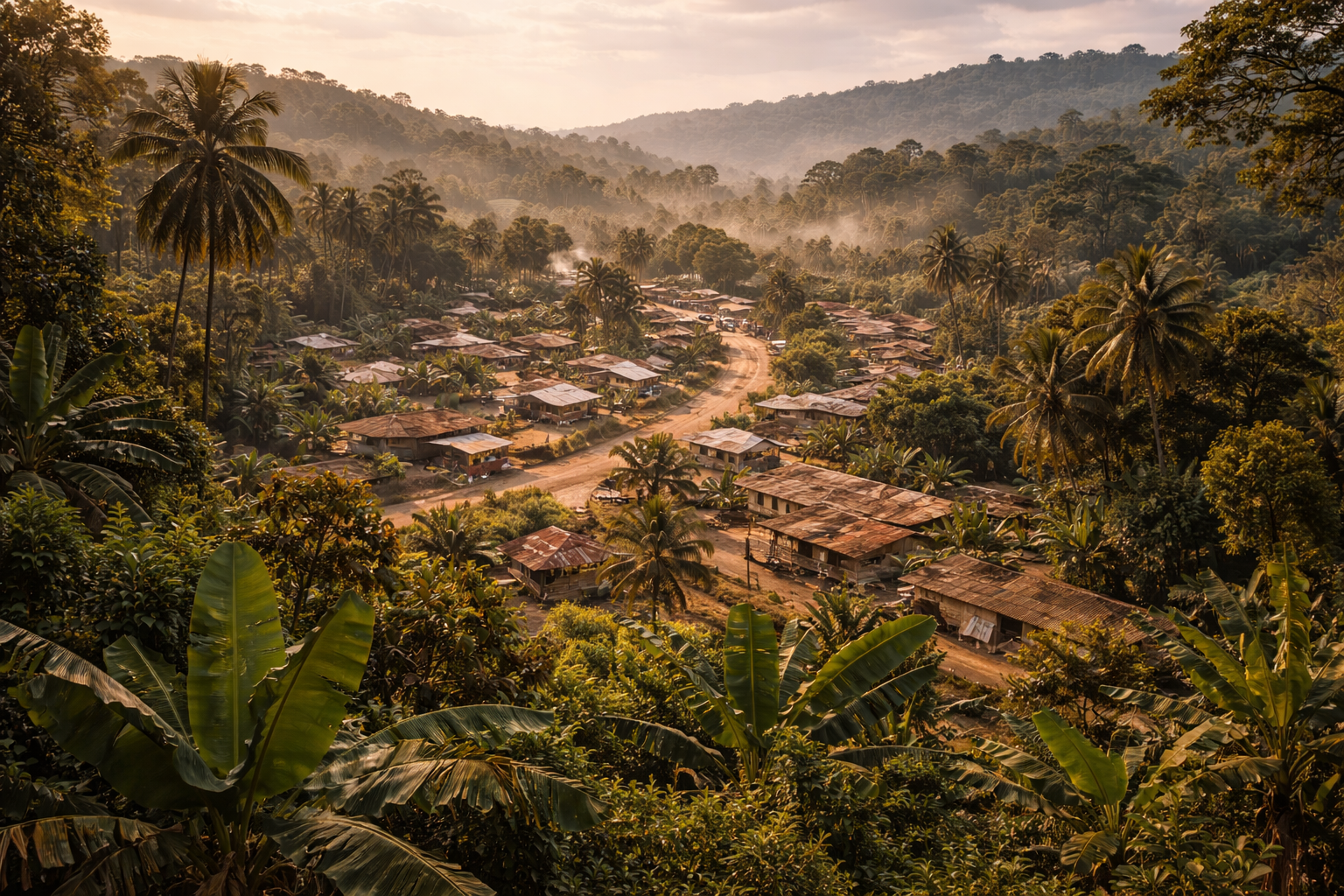 Ebolowa amid Cameroon’s tropical forests