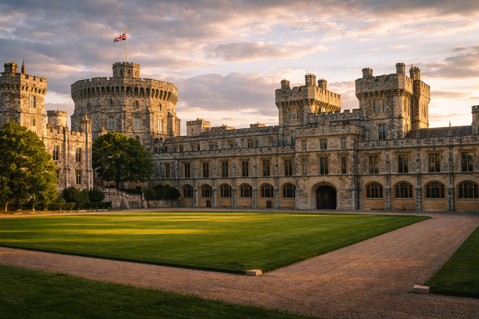 Windsor Castle - a historic residence of the British royal family