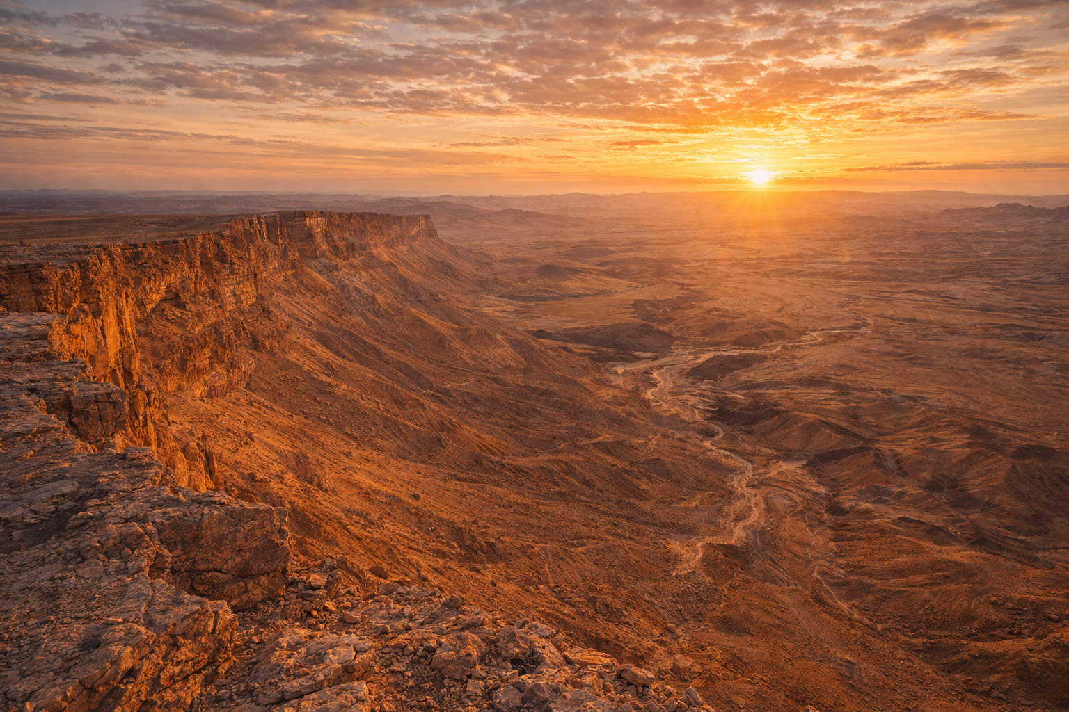 The Negev Desert and Ramon Crater