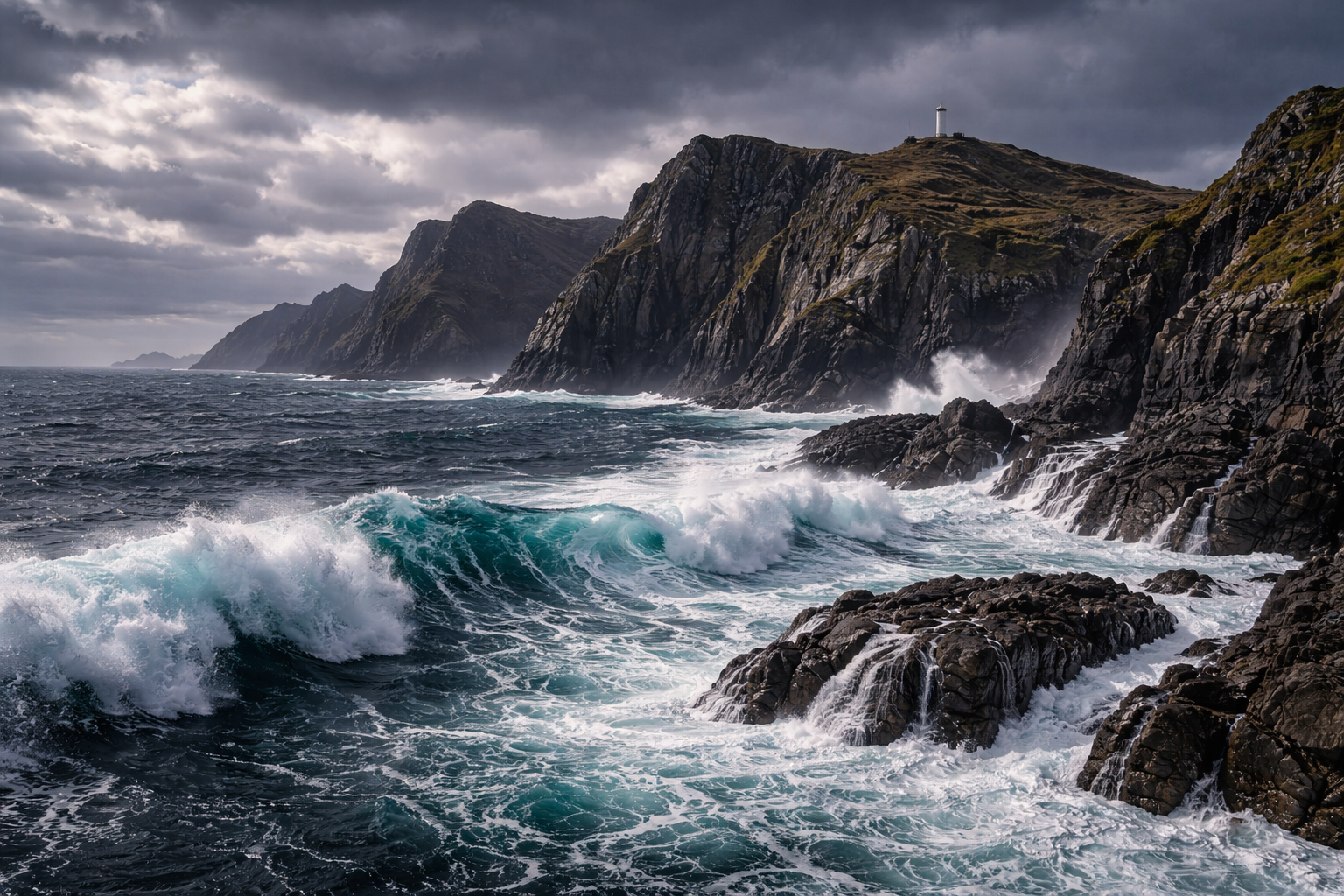 Scogliere di Capo Horn nel sud del Cile