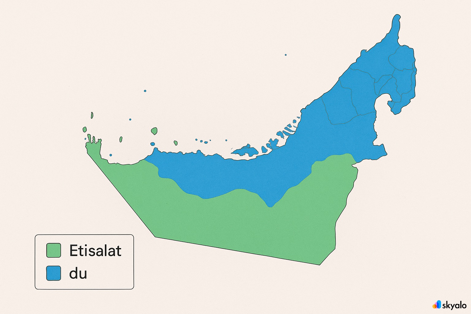 Skyalo автоматически подключит к лучшей сети — Etisalat или Du
