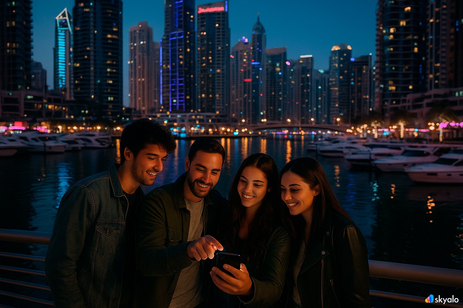 Mapping an evening by the Marina